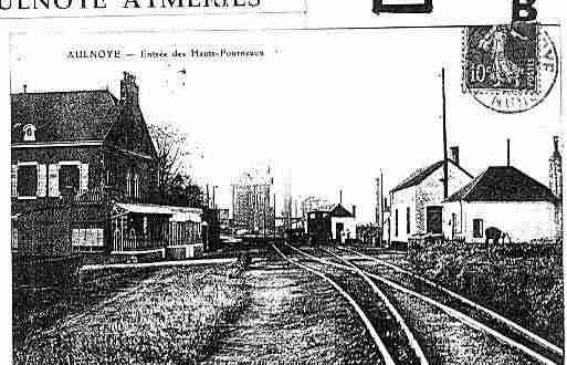 Ville de AULNOYEAYMERIES, carte postale ancienne