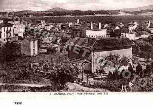 Ville de BANDOL, carte postale ancienne