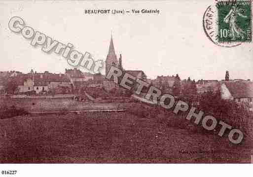 Ville de BEAUFORT, carte postale ancienne