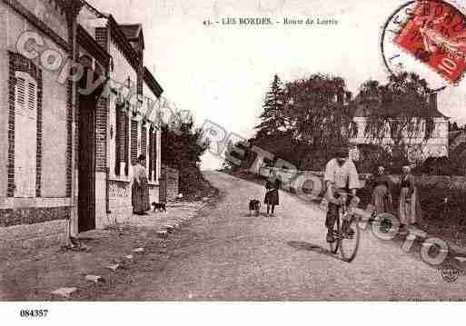 Ville de BORDES(LES), carte postale ancienne