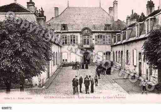 Ville de BOURBONNELESBAINS, carte postale ancienne