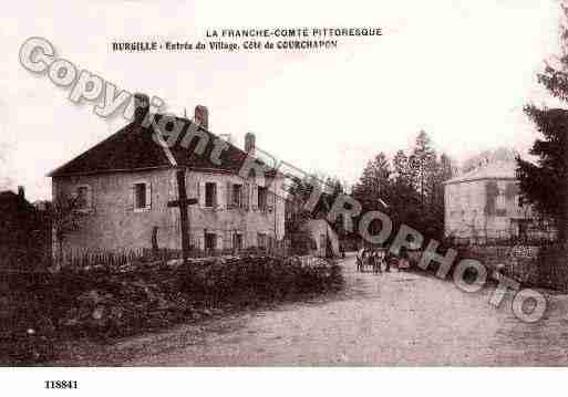 Ville de BURGILLE, carte postale ancienne