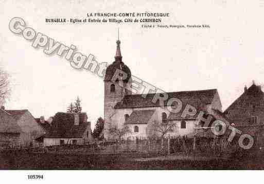 Ville de BURGILLE, carte postale ancienne