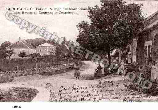 Ville de BURGILLE, carte postale ancienne