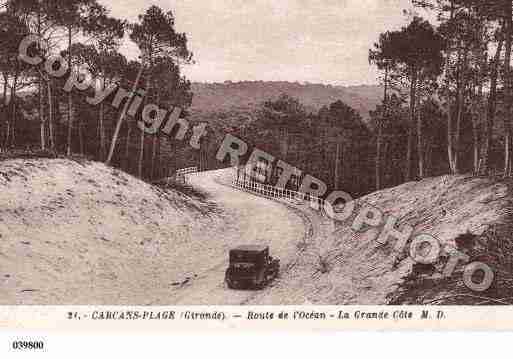 Ville de CARCANS, carte postale ancienne