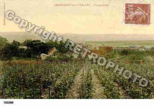 Ville de CHAMPAGNYSOUSUXELLES, carte postale ancienne