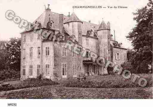 Ville de CHAMPIGNEULLES, carte postale ancienne