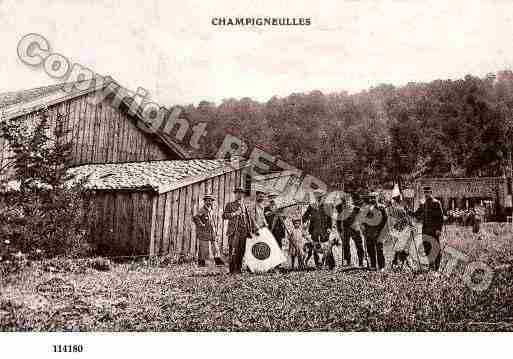 Ville de CHAMPIGNEULLES, carte postale ancienne