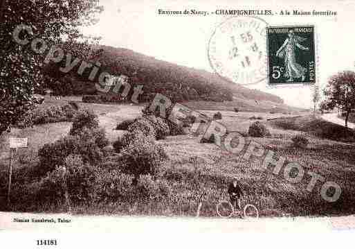 Ville de CHAMPIGNEULLES, carte postale ancienne