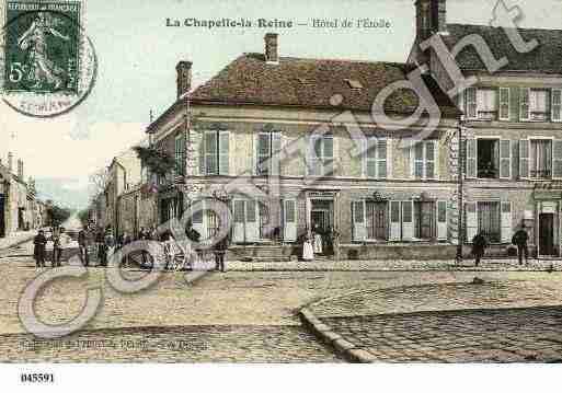 Ville de CHAPELLELAREINE(LA), carte postale ancienne