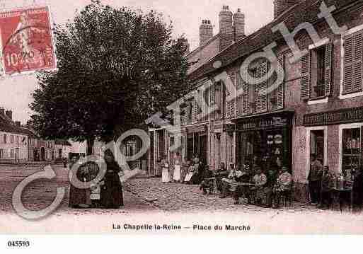 Ville de CHAPELLELAREINE(LA), carte postale ancienne