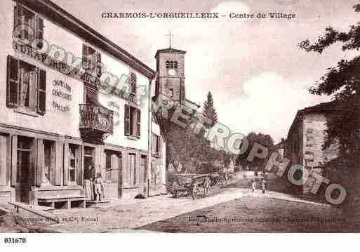 Ville de CHARMOISL'ORGUEILLEUX, carte postale ancienne