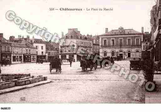 Ville de CHATEAUROUX, carte postale ancienne