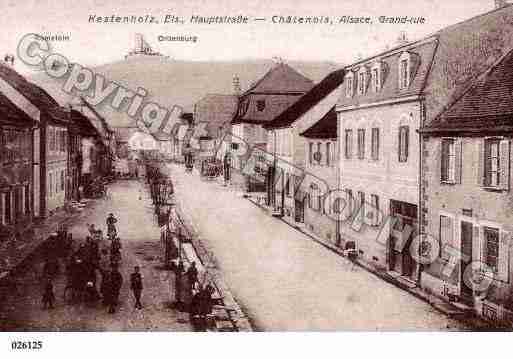 Ville de CHATENOIS, carte postale ancienne