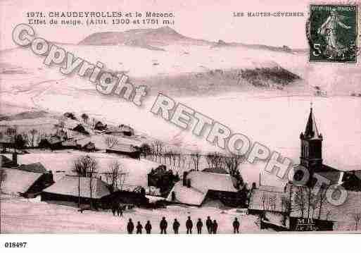 Ville de CHAUDEYROLLES, carte postale ancienne