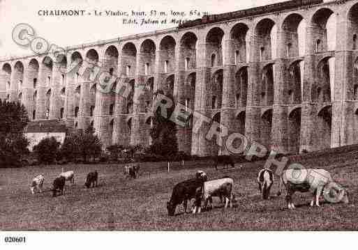 Ville de CHAUMONT, carte postale ancienne