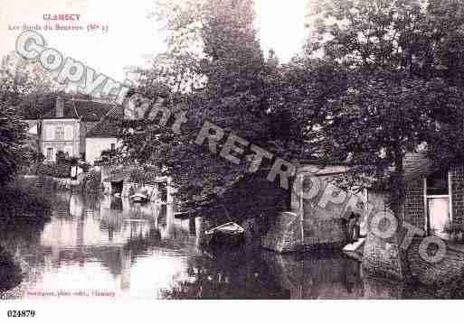 Ville de CLAMECY, carte postale ancienne