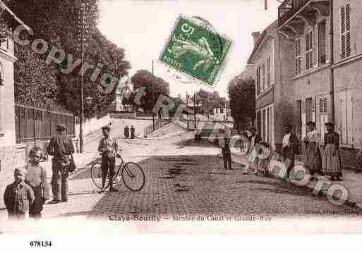 Ville de CLAYESOUILLY, carte postale ancienne