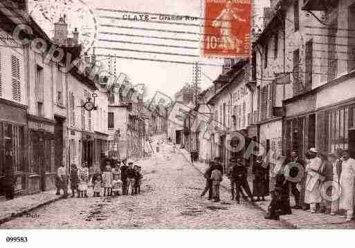 Ville de CLAYESOUILLY, carte postale ancienne