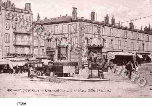 Ville de CLERMONTFERRAND, carte postale ancienne