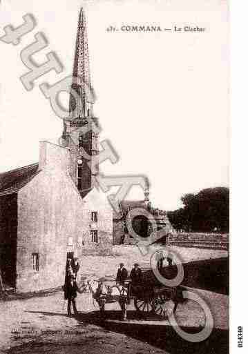 Ville de COMMANA, carte postale ancienne