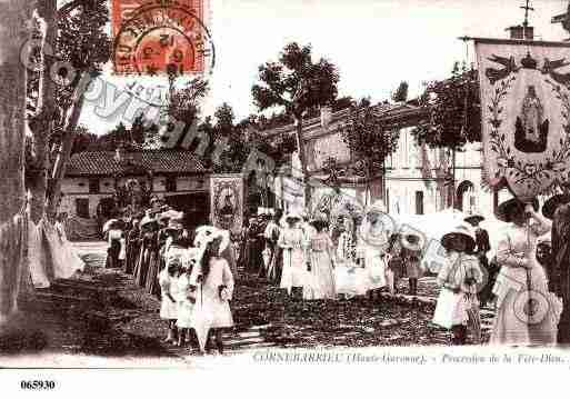 Ville de CORNEBARRIEU, carte postale ancienne