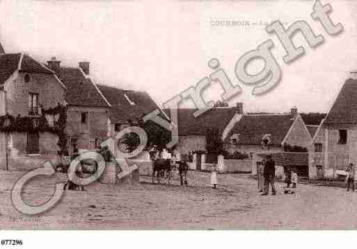 Ville de COURBOIN, carte postale ancienne