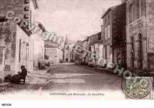 Ville de COUTHURESSURGARONNE, carte postale ancienne