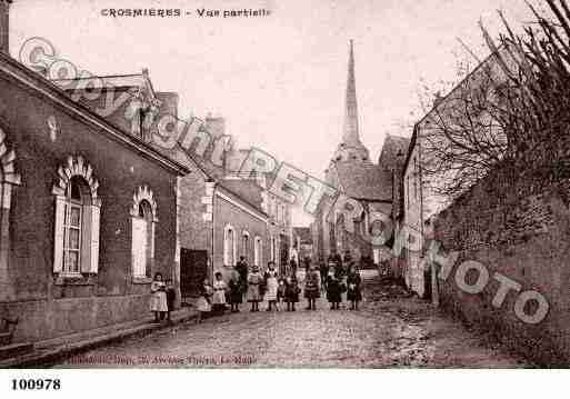 Ville de CROSMIERES, carte postale ancienne