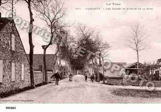 Ville de DAMIATTE, carte postale ancienne