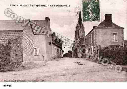 Ville de DENAZE, carte postale ancienne Ville de DENAZE, carte postale ancienne