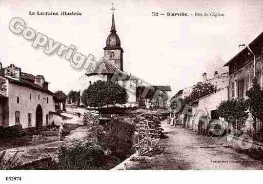 Ville de DIARVILLE, carte postale ancienne