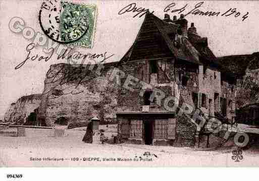 Ville de DIEPPE, carte postale ancienne