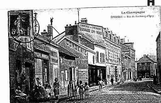 Ville de EPERNAY, carte postale ancienne