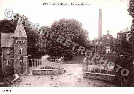 Ville de ETREPAGNY, carte postale ancienne