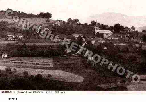 Ville de GERBAIX, carte postale ancienne