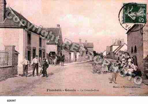 Ville de GOUAIX, carte postale ancienne