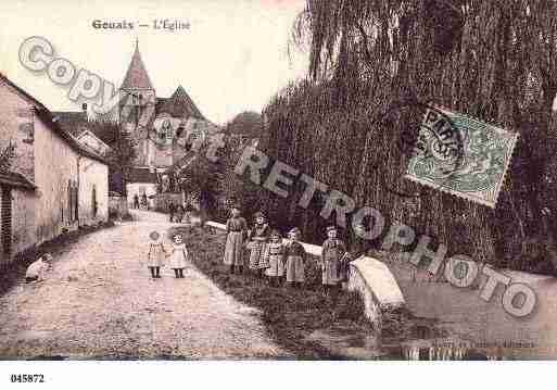 Ville de GOUAIX, carte postale ancienne
