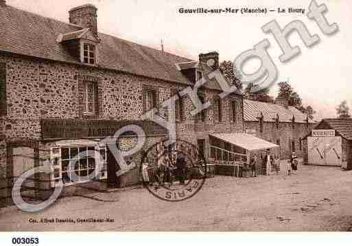 Ville de GOUVILLESURMER, carte postale ancienne