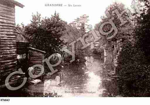 Ville de GRANDPRE, carte postale ancienne