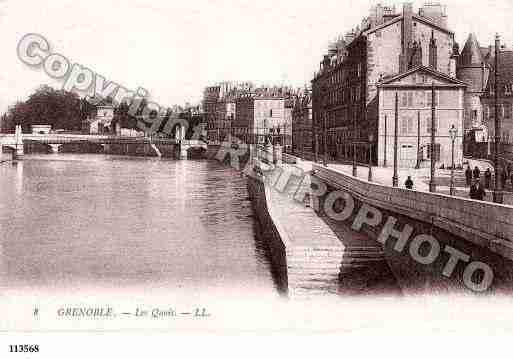 Ville de GRENOBLE, carte postale ancienne