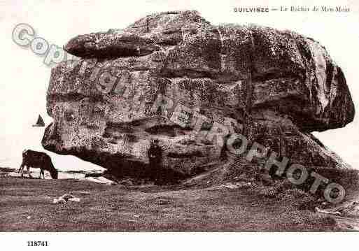 Ville de GUILVINEC, carte postale ancienne