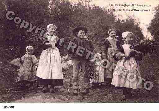 Ville de HENNEBONT, carte postale ancienne