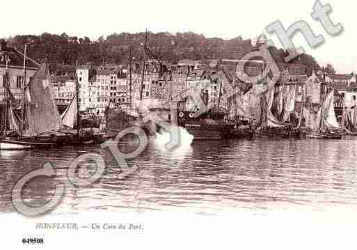 Ville de HONFLEUR, carte postale ancienne