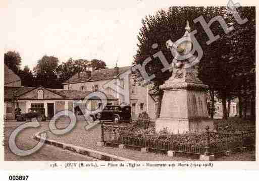 Ville de JOUY, carte postale ancienne