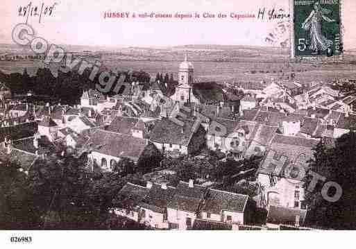 Ville de JUSSEY, carte postale ancienne