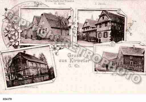 Ville de KIRRWILLER, carte postale ancienne