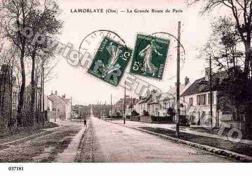 Ville de LAMORLAYE, carte postale ancienne