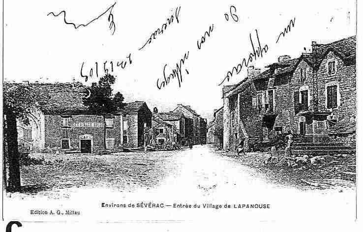 Ville de LAPANOUSEDECERNON, carte postale ancienne