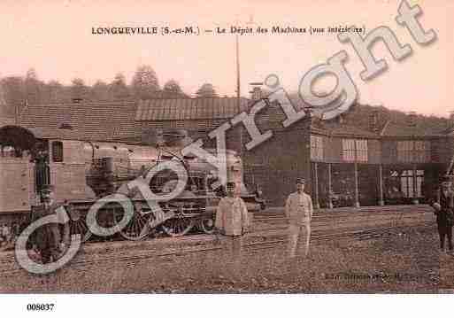 Ville de LONGUEVILLE, carte postale ancienne